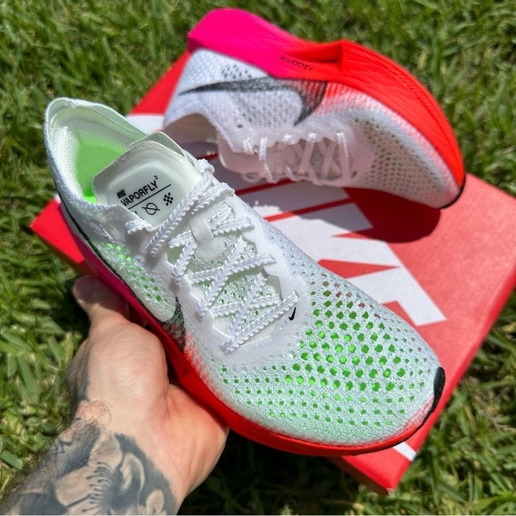 NIKE AIR VAPORFLY NEXT % 3FK WHITE - Picture 3 of 4